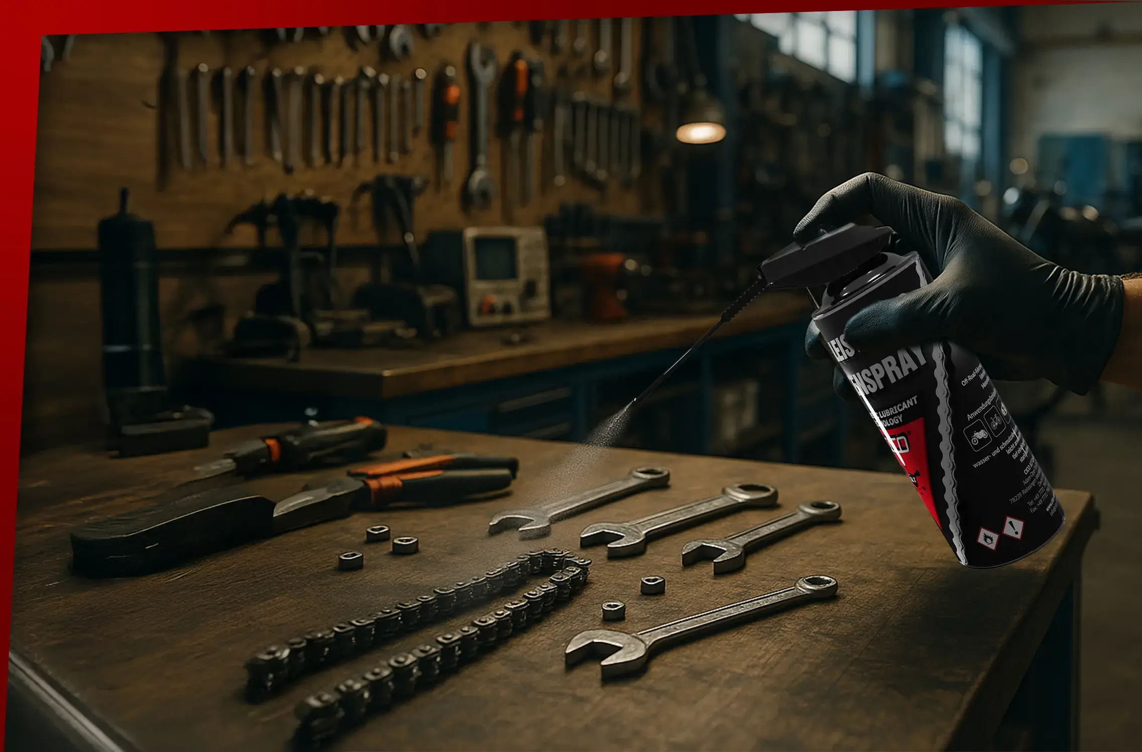 Professional lubricants for workshops and crafts